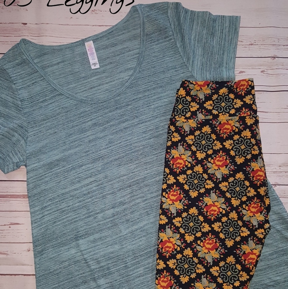 LuLaRoe Outfit Classic T OS leggings